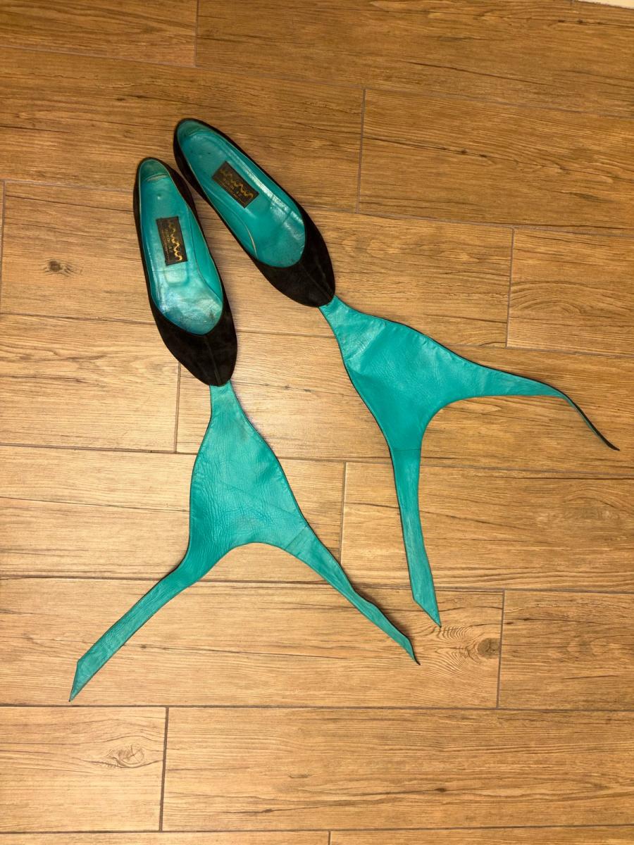 80s Flat Shoes with Ankle Straps product image