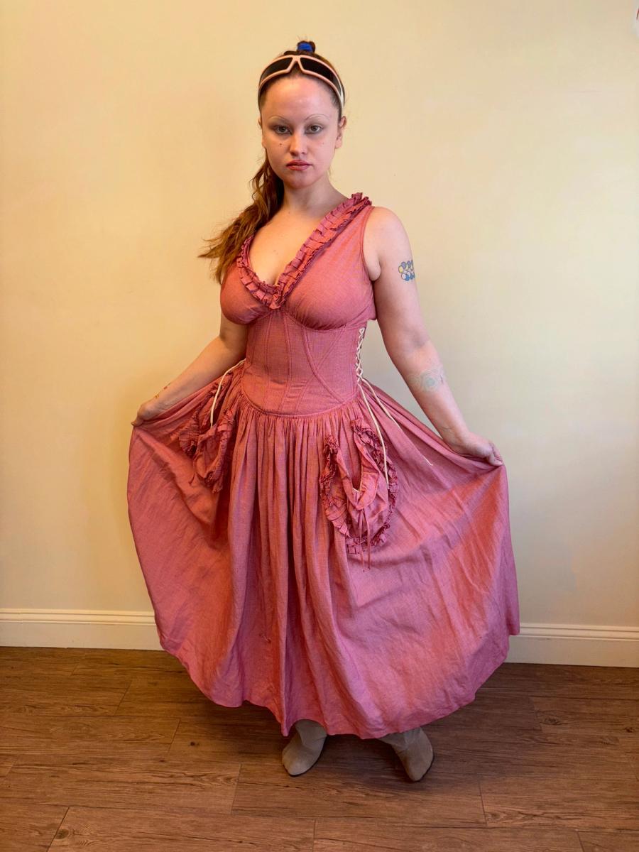 SS 1992 Chantal Thomass Corseted Sundress With Pockets product image