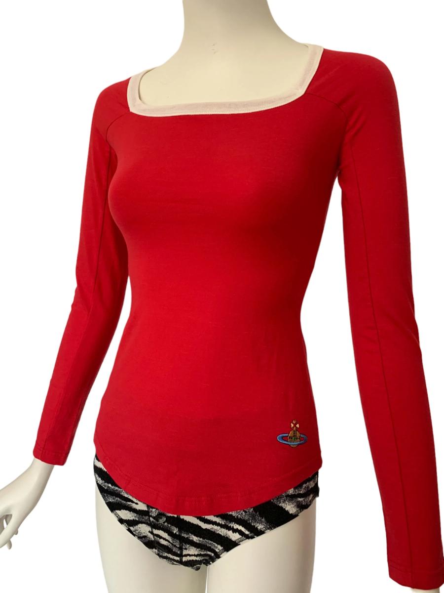 Vivienne Westwood Fitted Top with Square Neckline