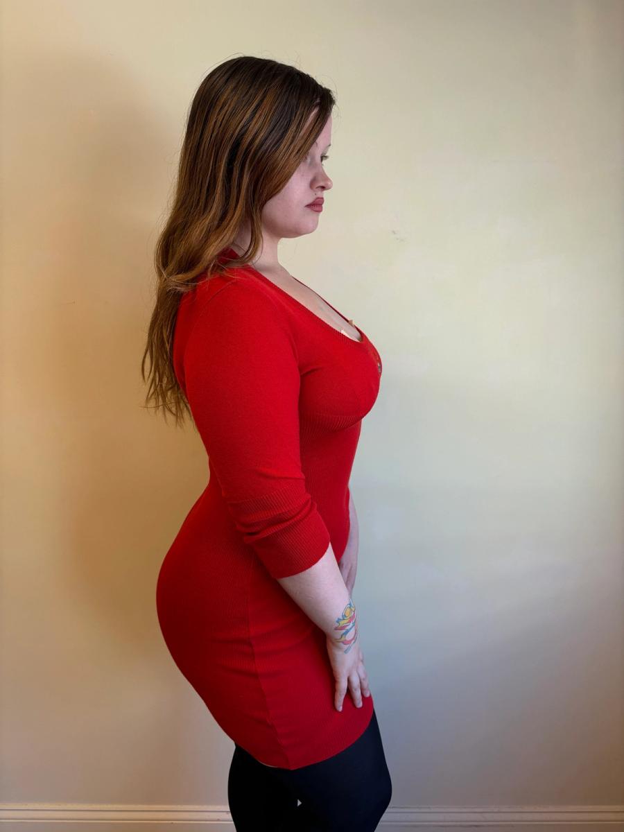 90s Vivienne Westwood Red Knit Dress product image