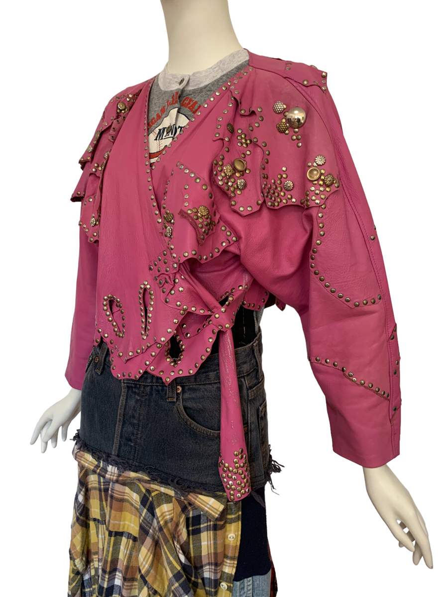 80s Studded Leather Jacket product image