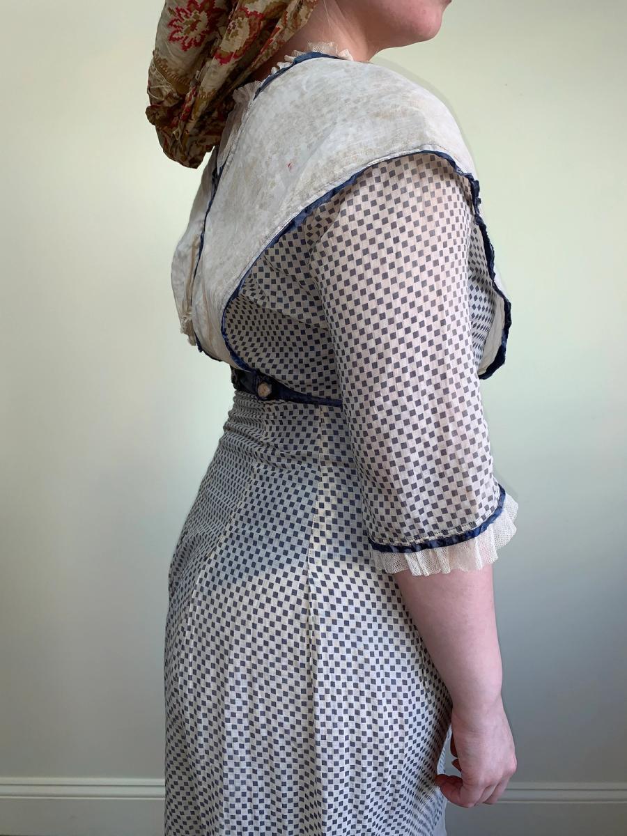Antique Edwardian Printed Day Dress product image