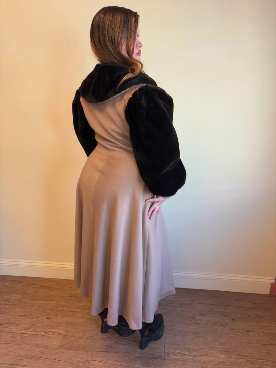 Angelo Tarlazzi Plush Accent Swing Coat product image