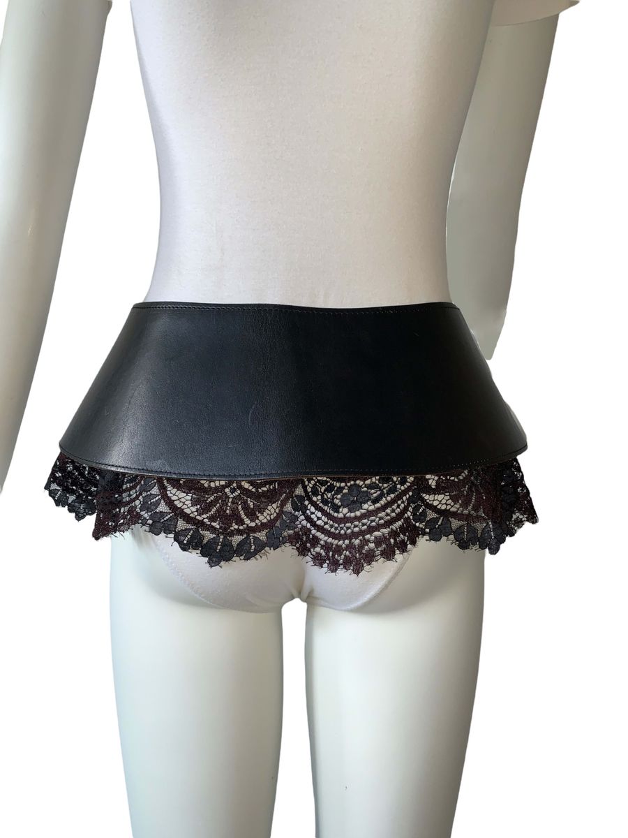 Jean Paul Gautier Gibo Leather and Lace Belt product image