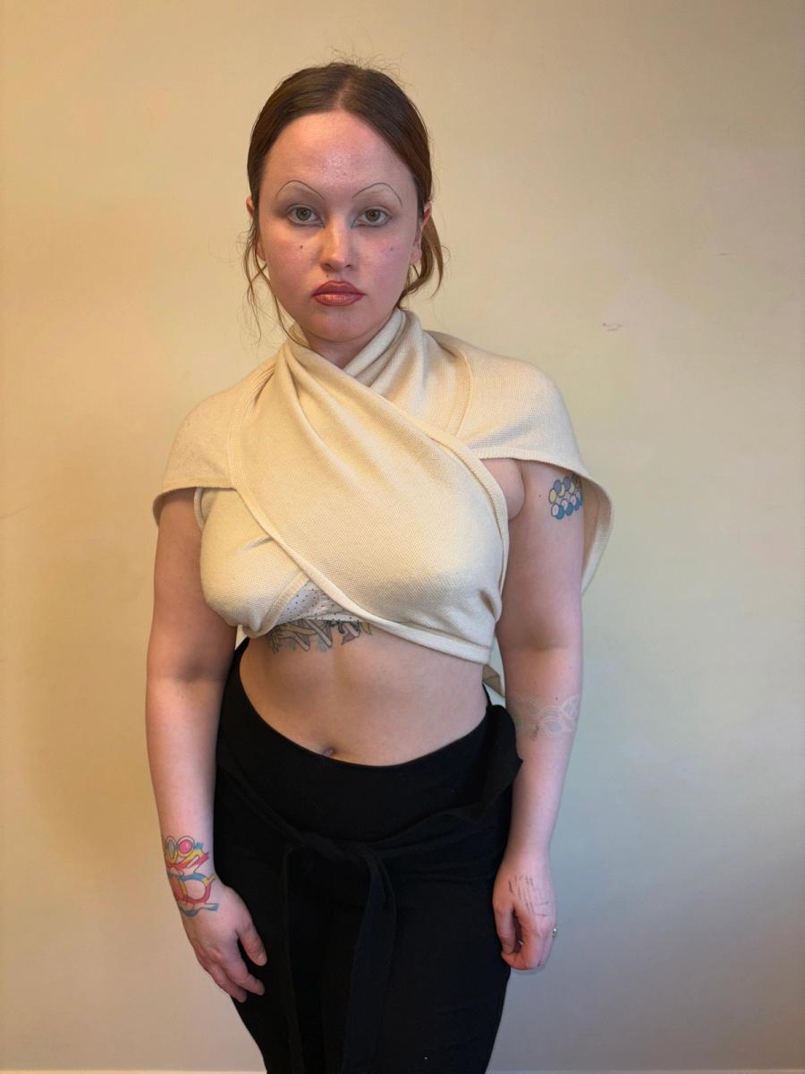 Sonia Rykiel Wrap Faux-Cardigan Shawl product image