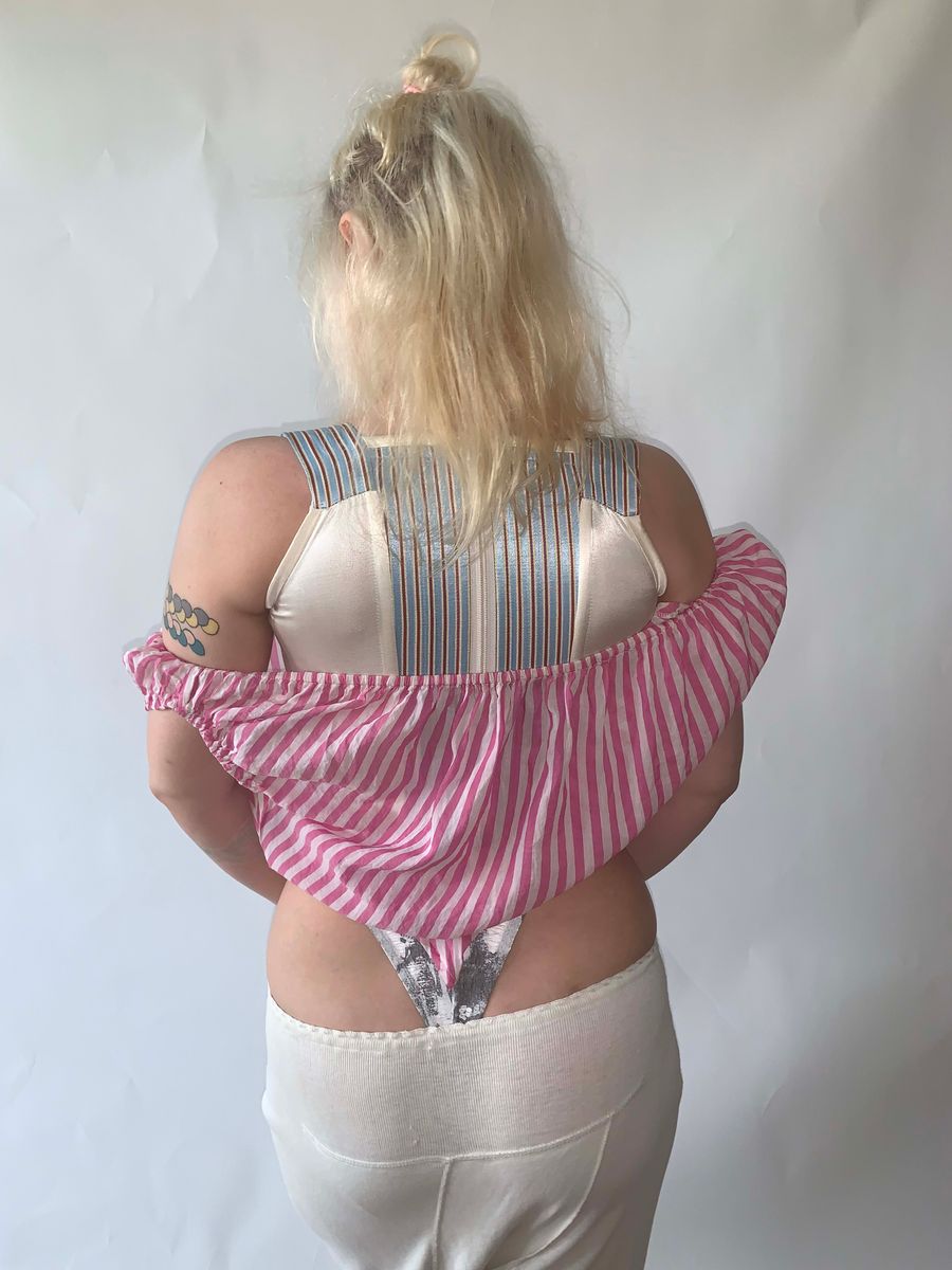 90s Vivienne Westwood Off-the-Shoulder Blouse product image