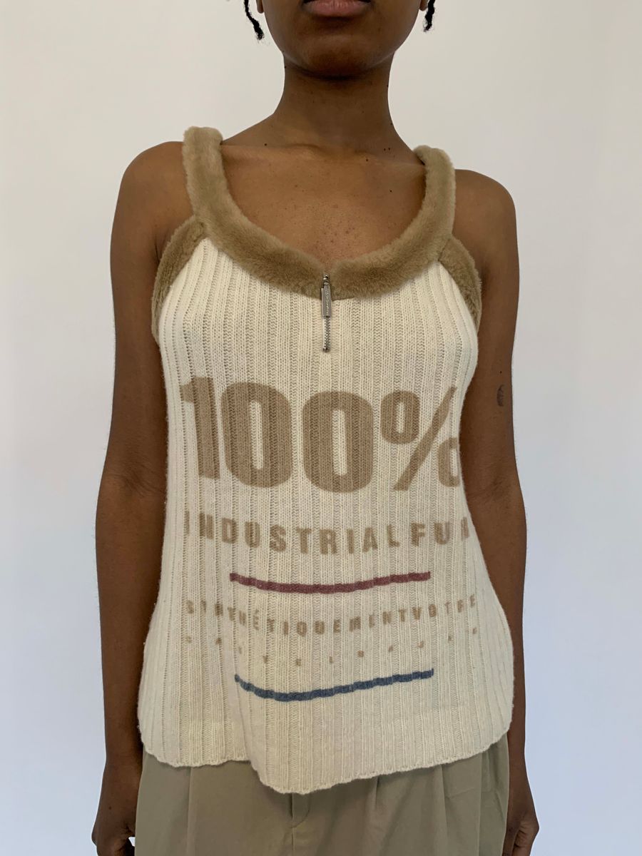 JC de Castelbajac "100% Industrial Fur" Knit Tanktop product image