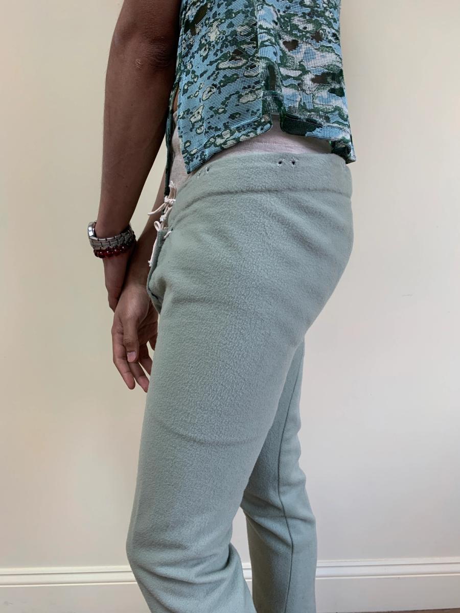 1700s Style Green Codpiece Costume Pants product image