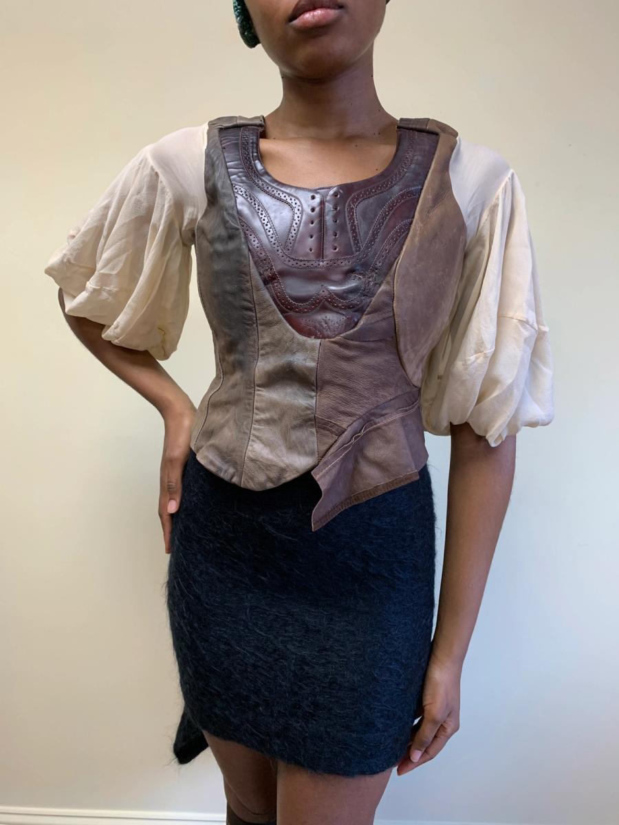 Vivienne Westwood 1992 Runway Mohair Bustle Skirt product image