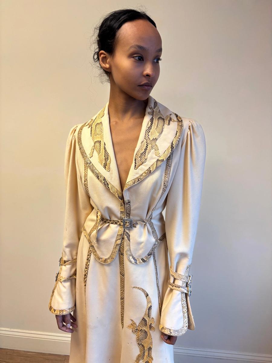 70s Bill Gibb Lizard Cutout Set product image