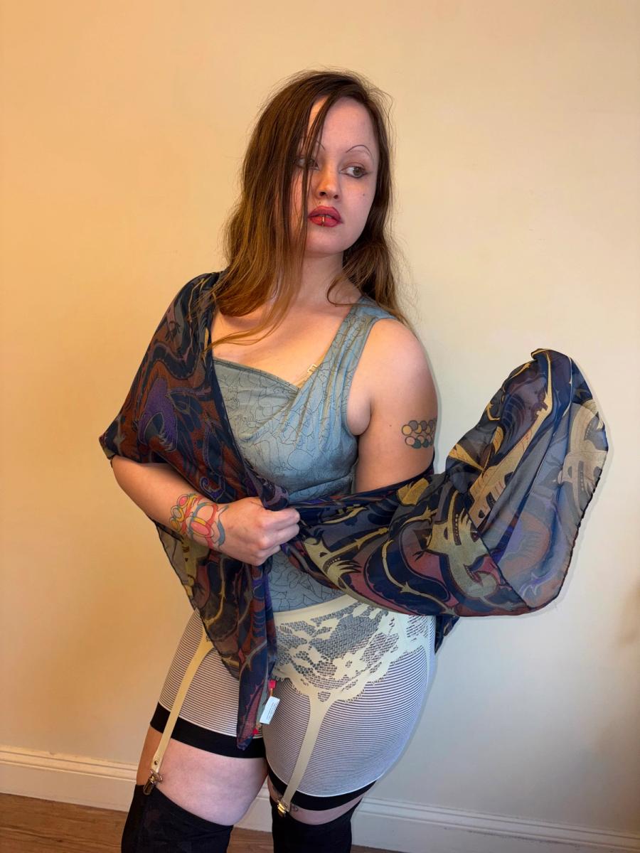 1993 Vivienne Westwood 'Grand Hotel' Oversized Shawl product image