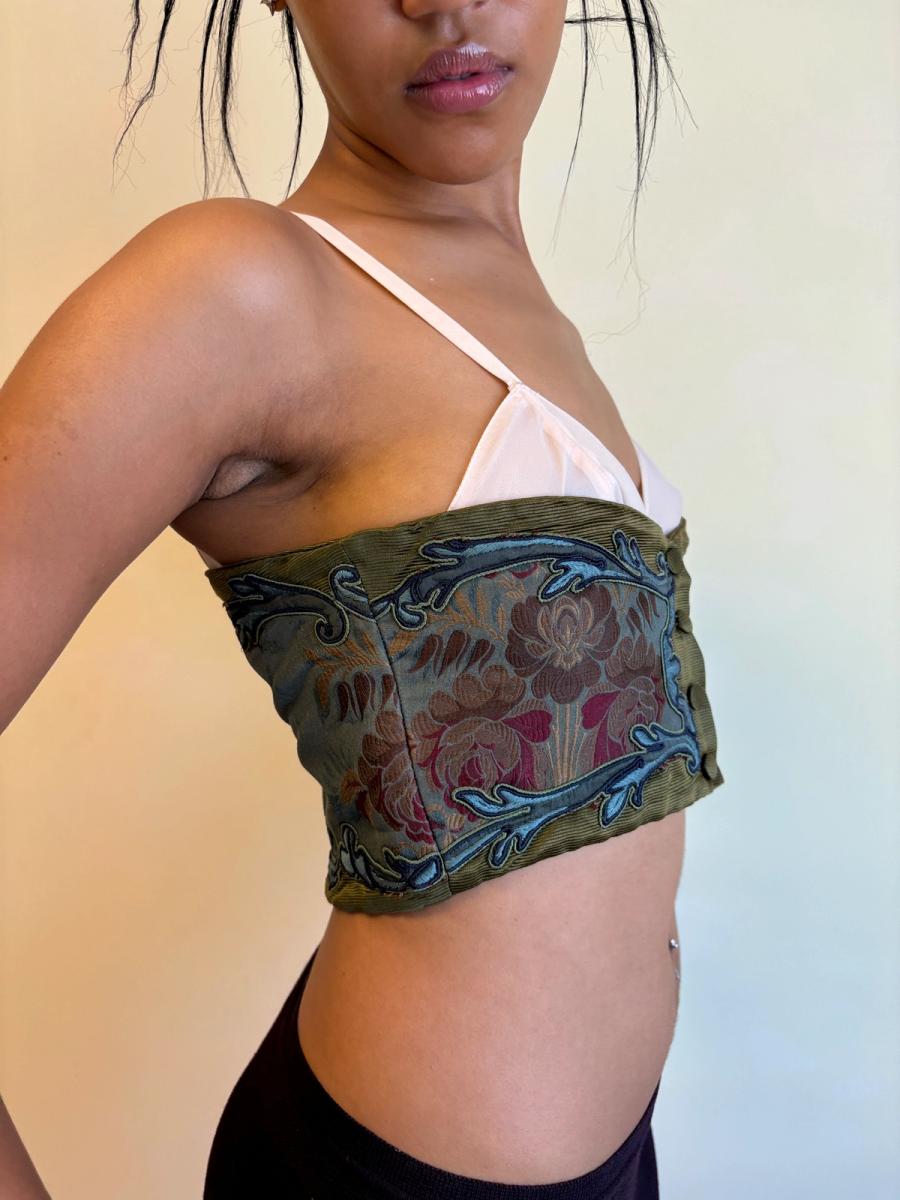 1990 Romeo Gigli Brocade Bandeau product image
