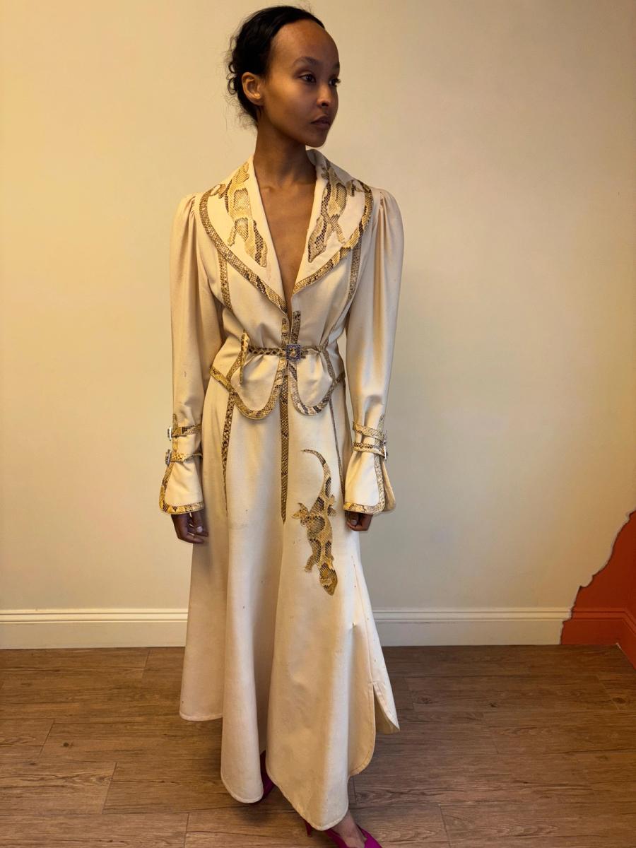 70s Bill Gibb Lizard Cutout Set product image