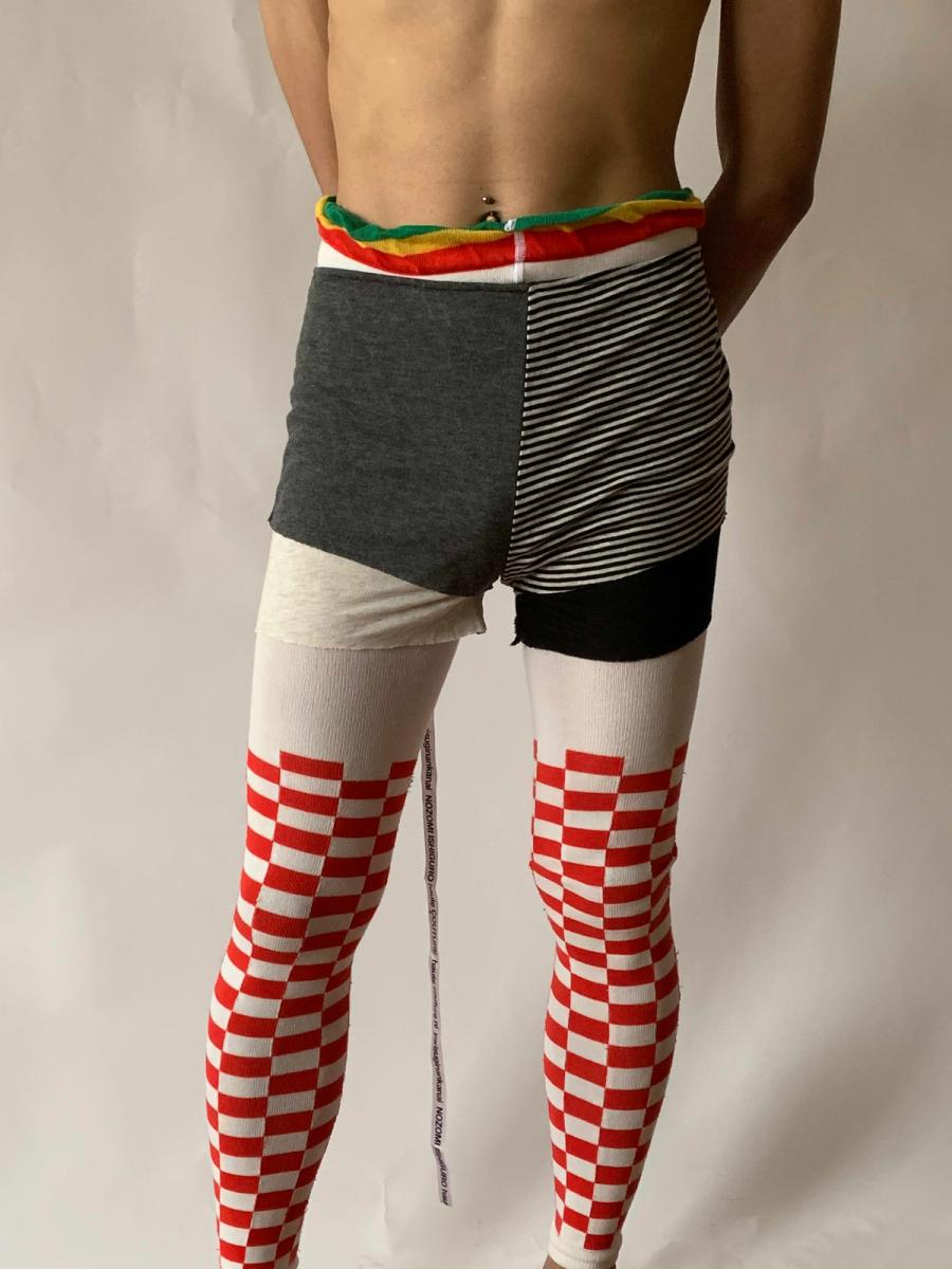 Bernhard Willhelm Checkered Knit Leggings product image