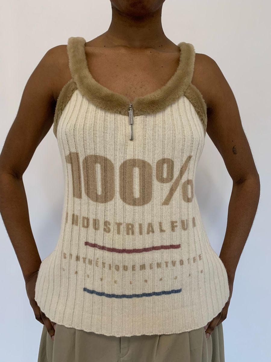 JC de Castelbajac "100% Industrial Fur" Knit Tanktop product image