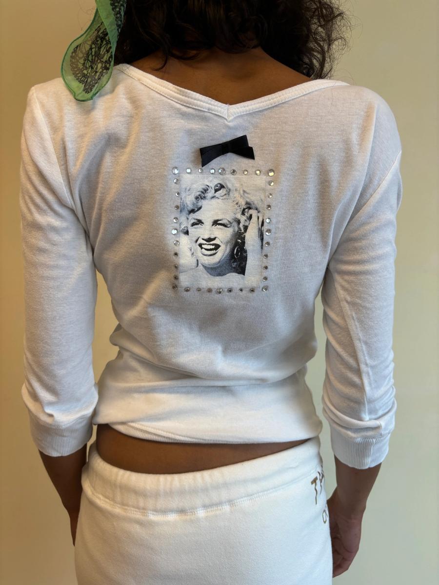 Marilyn Monroe rhinestone T-shirt product image
