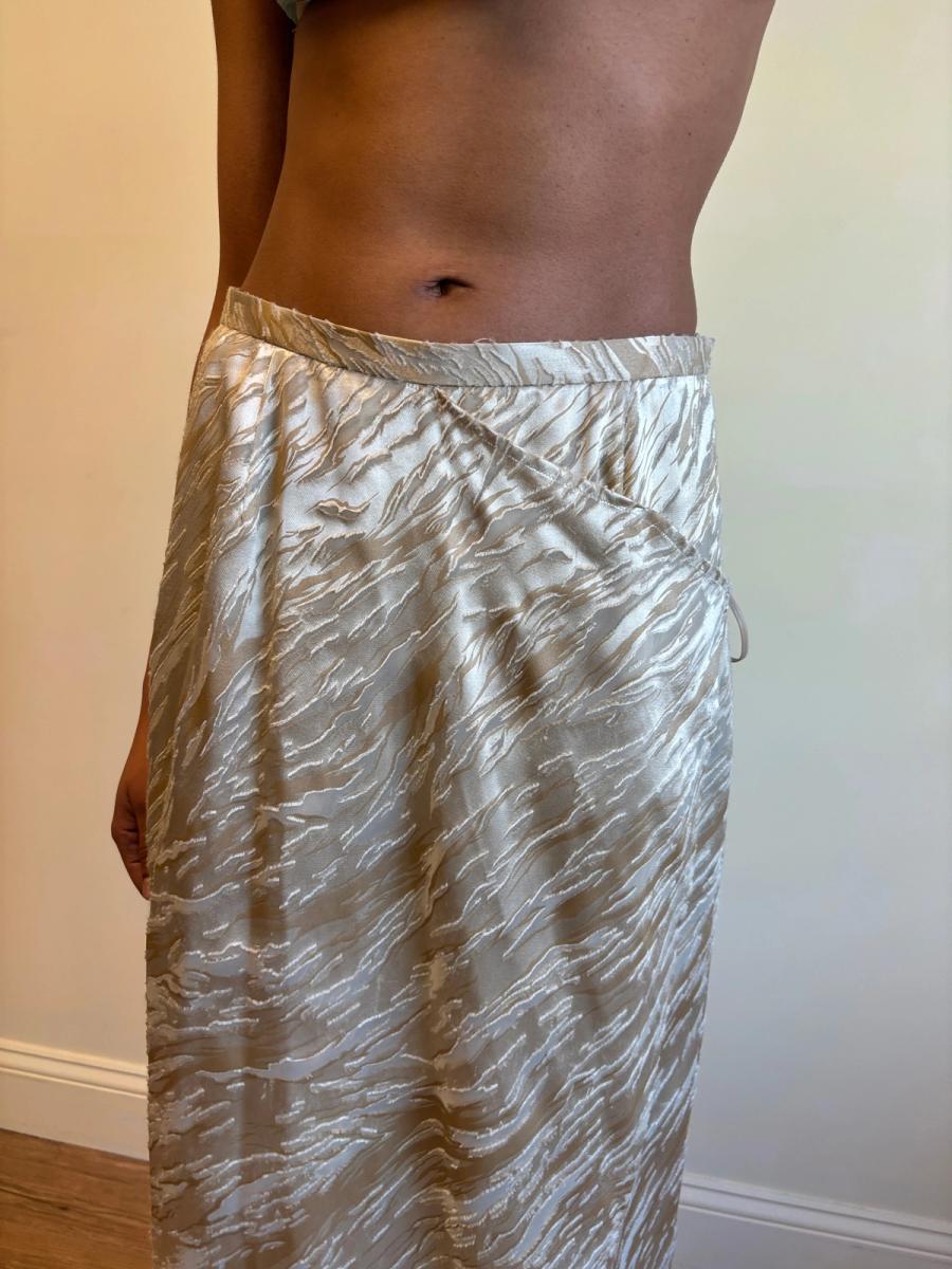 Krizia Tiger Stripe Wrap Skirt product image