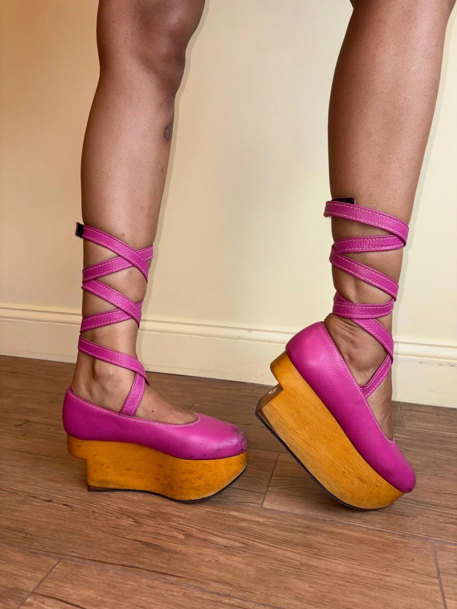 Vintage Vivienne Westwood Pink Rocking Horse Shoes product image