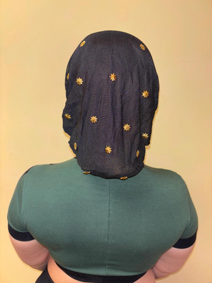 1940s Studded Mesh Snood product image