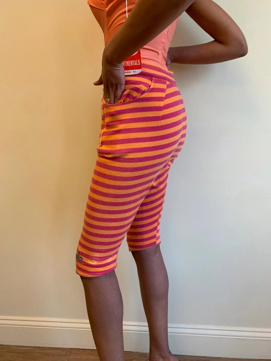 Vivienne Westwood 90s Striped Button-front Capris product image