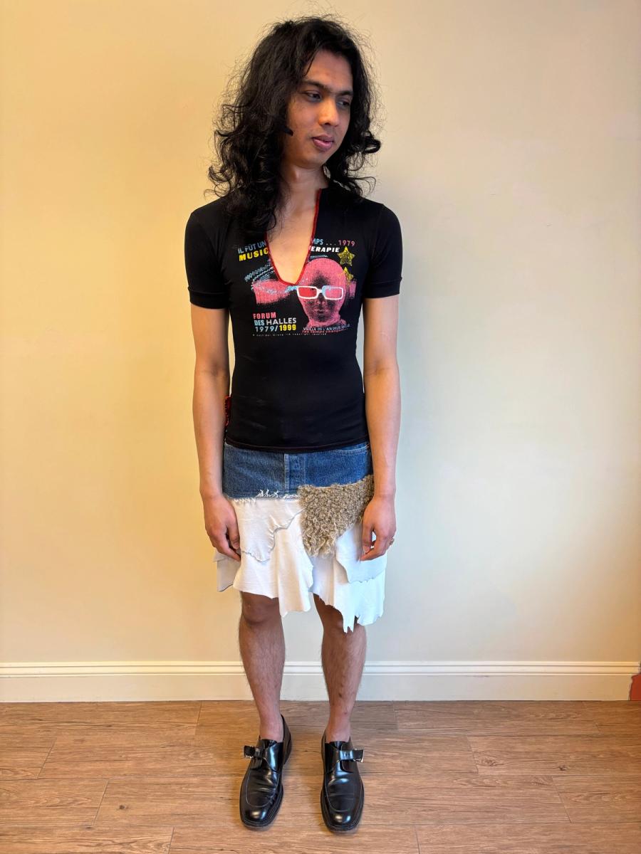 Tomoki Yurita Remake Pelt Skirt  product image