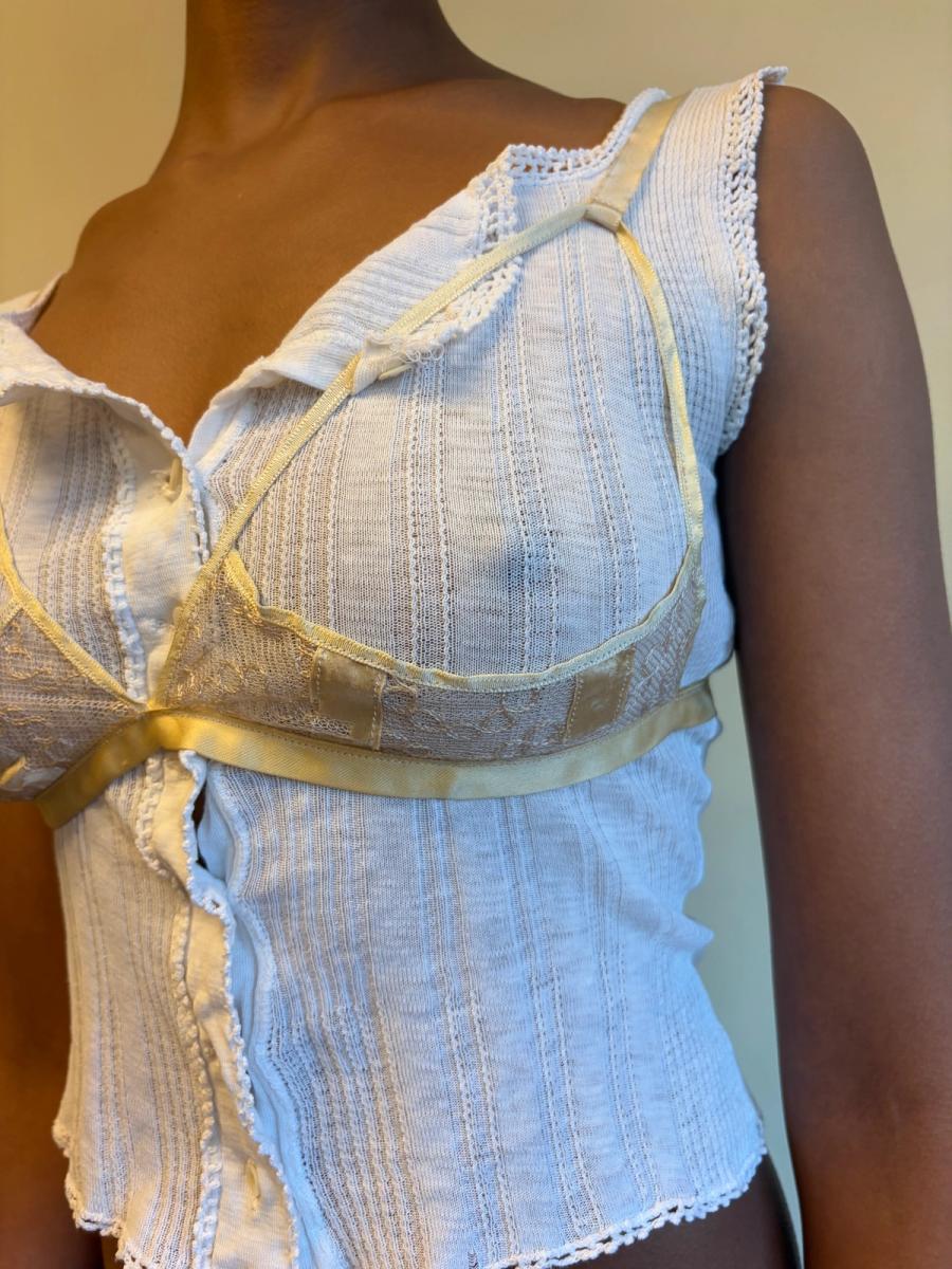 1930s French Open Cup Bra  product image