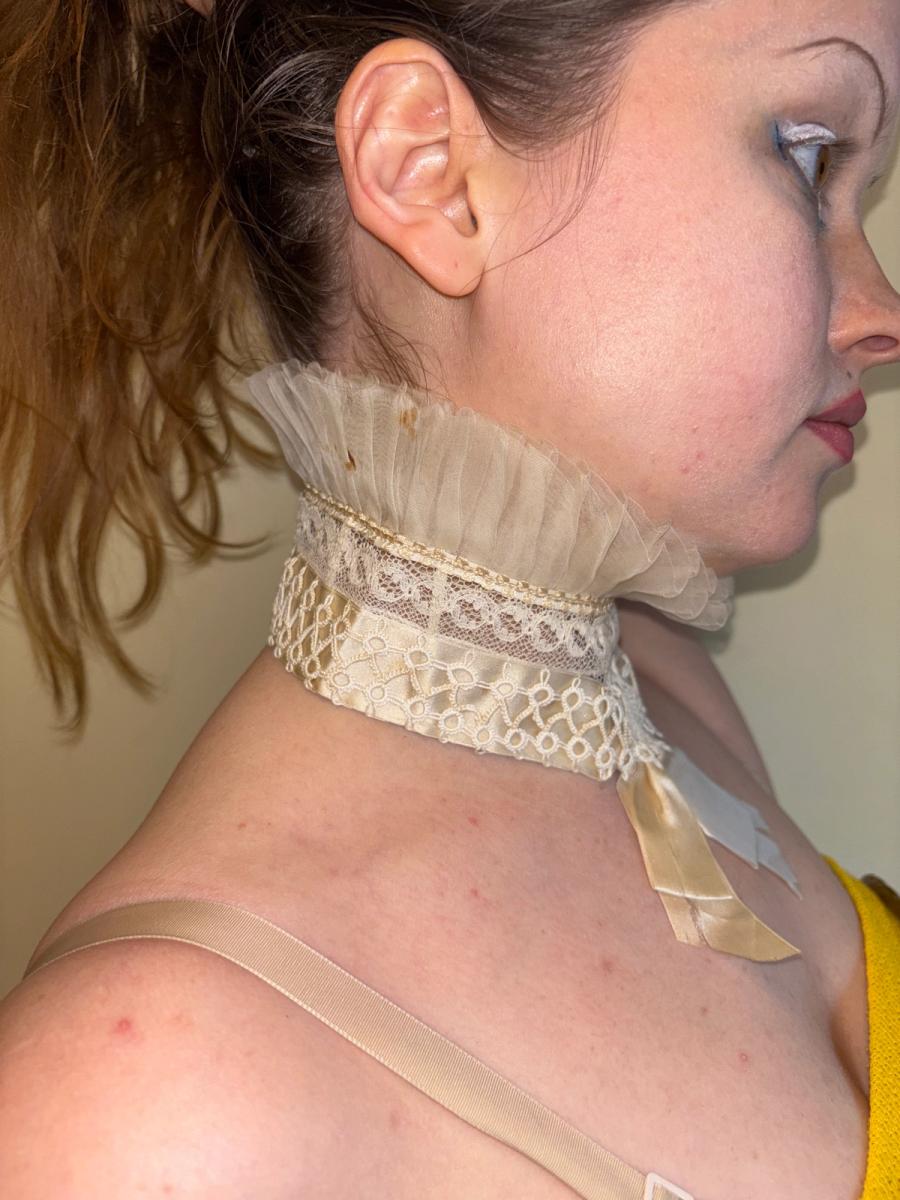 Edwardian Collar with Tatting and Lace product image