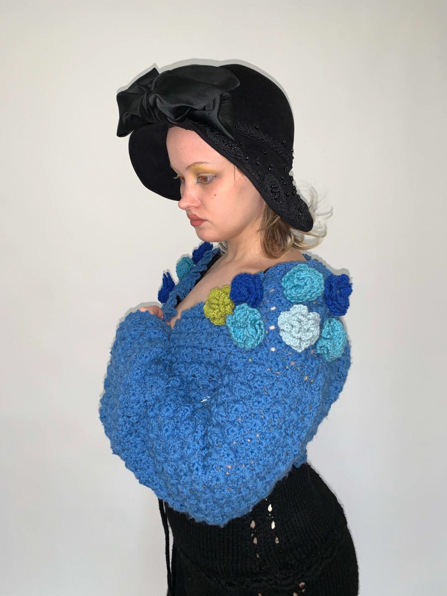 1980s Lolita Lempicka Dimensional Cardigan product image