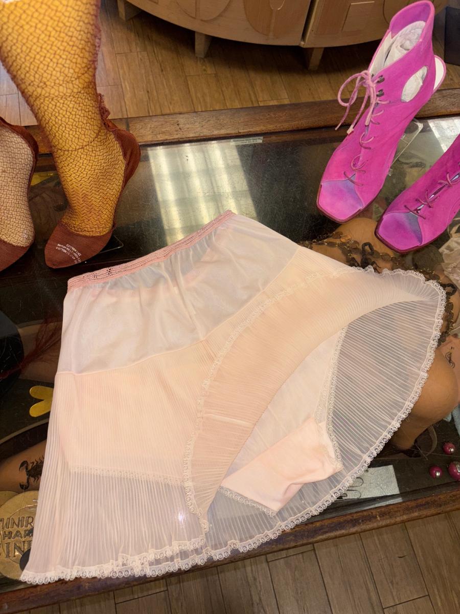 50s or 60s Nylon Knicker-Skirt Panties product image