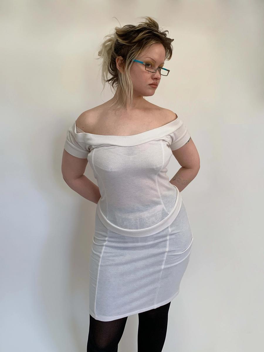 80s Pam Hogg Cotton Dress
