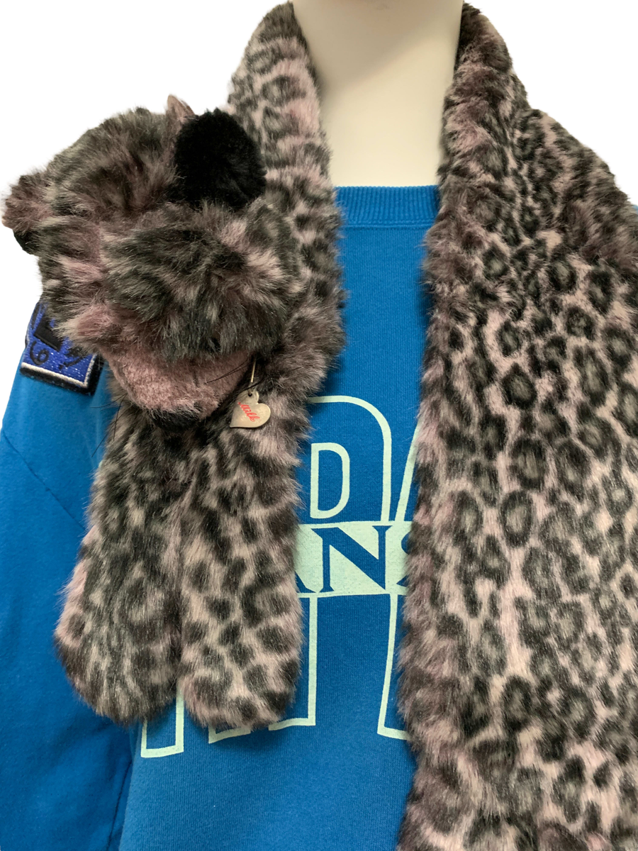 MILK Cheetah Faux Fur Scarf and Arm Warmers product image