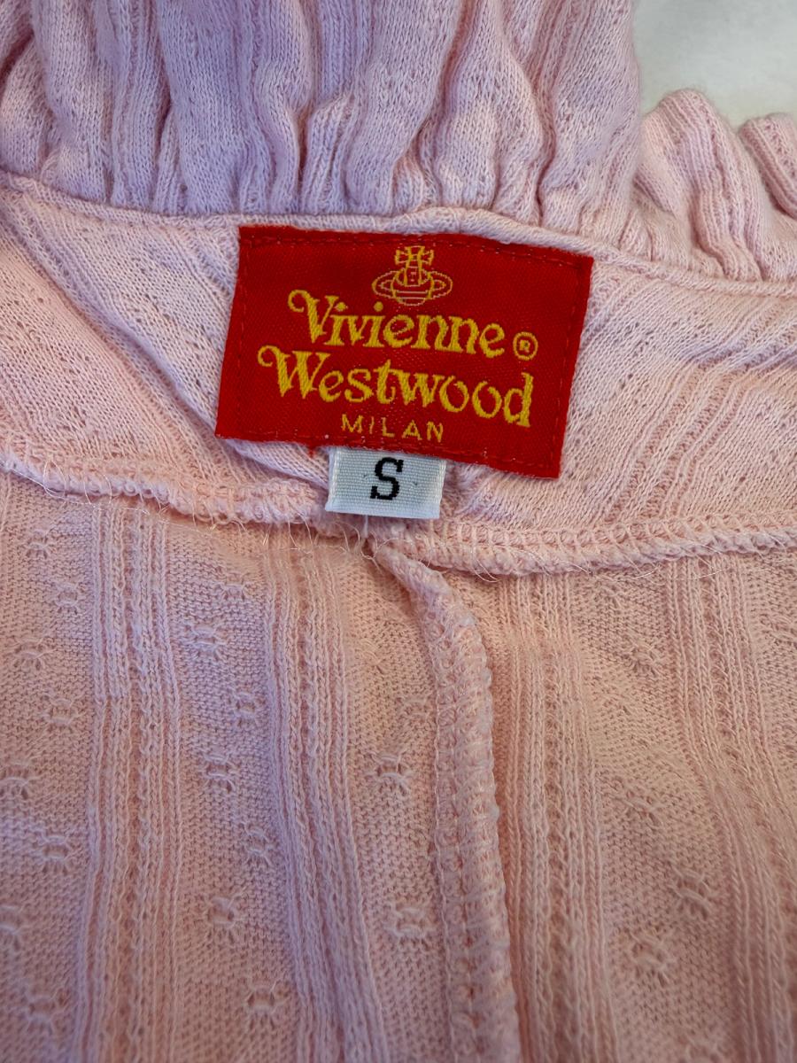 90s Vivienne Westwood Pink Pointelle Top product image