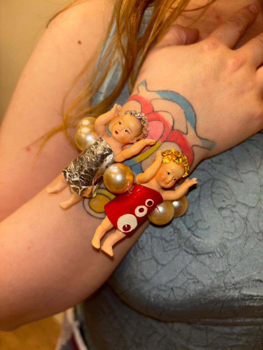 Irina Volkonskii Rhinestone Doll Bracelet product image