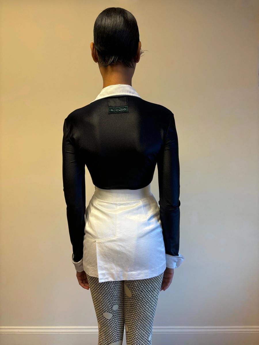 80s "Destroy" by John Richmond Suit Illusion Leotard product image