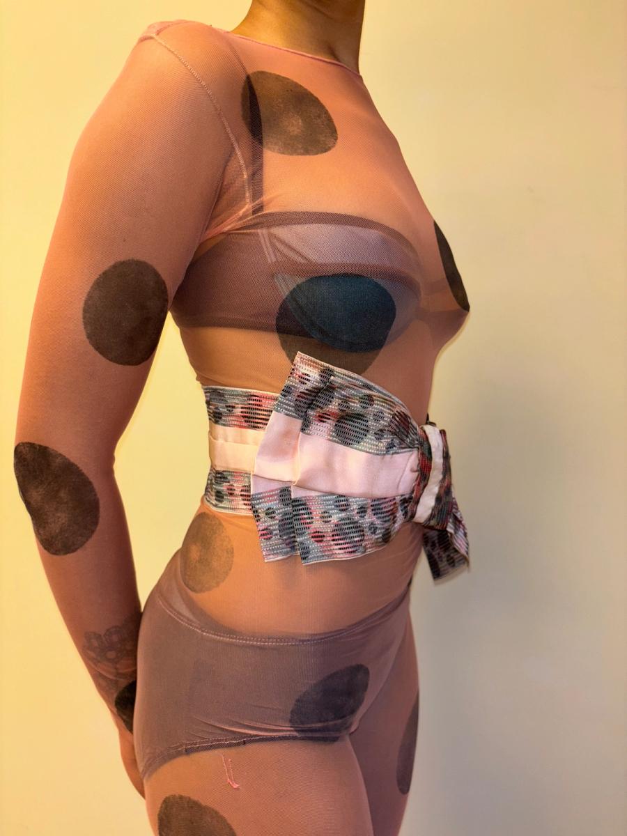 Antique Bubble Print Bow product image