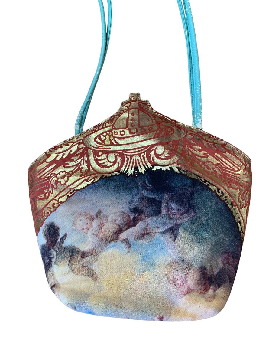 90s Vivienne Westwood Putti Print Purse product image