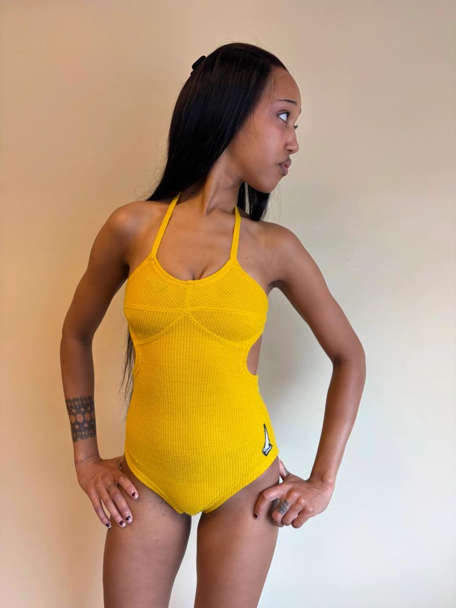 1930s French EMO Knit Bathing Suit  product image