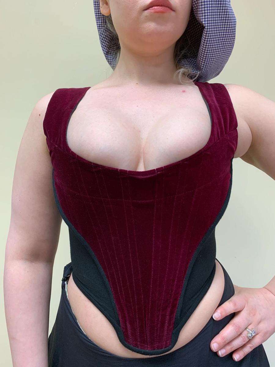 1987 Vivienne Westwood 'Harris Tweed' Collection Velvet Corset product image