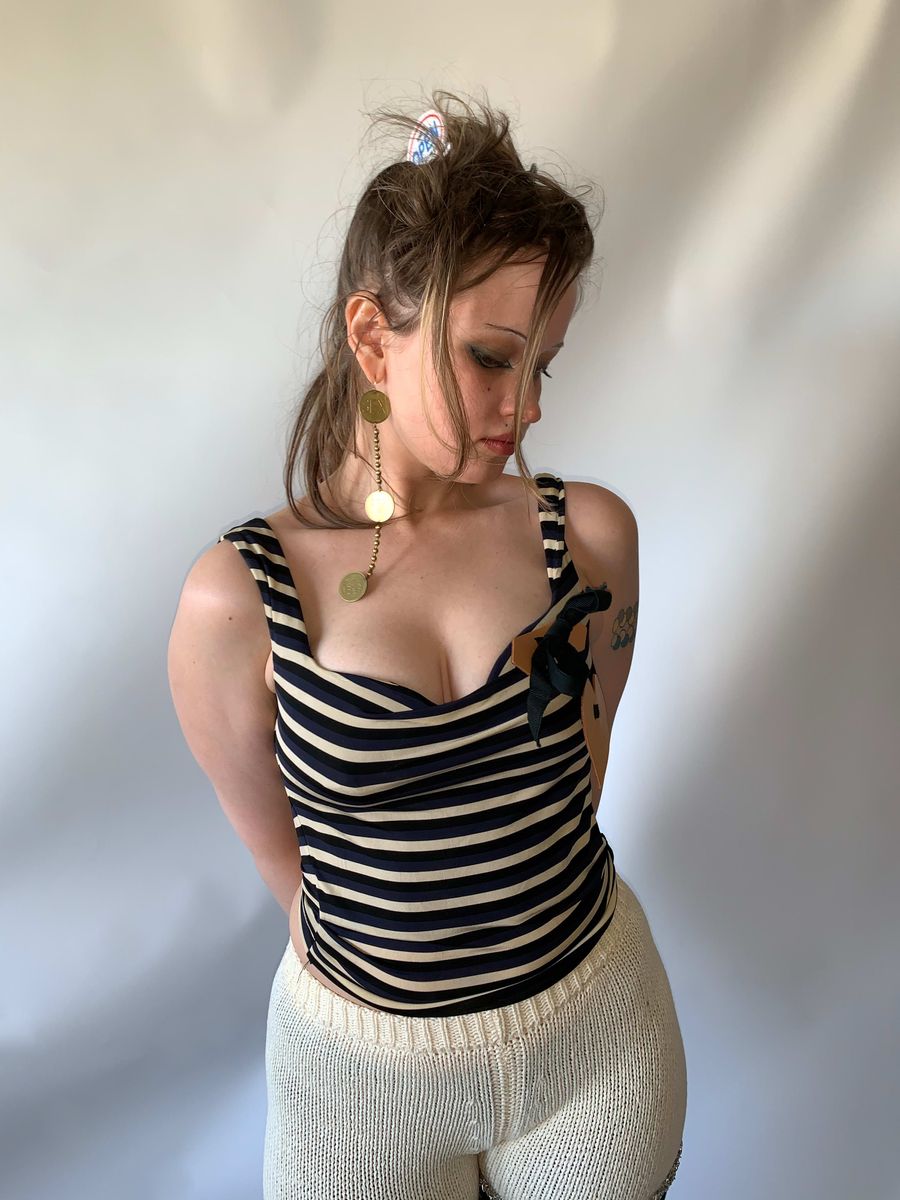 Vivienne Westwood Striped Heart Bustier product image