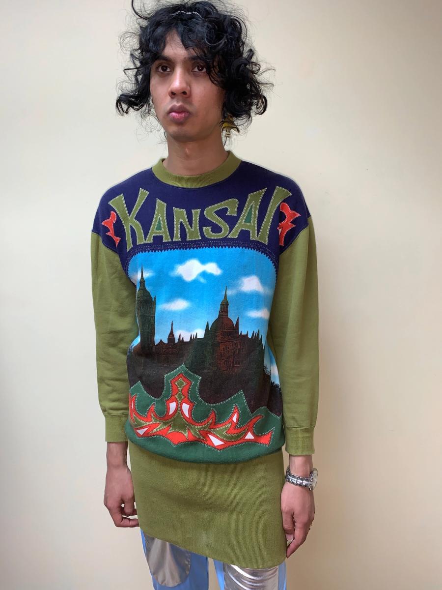 80s Kansai City Sweater Dress product image