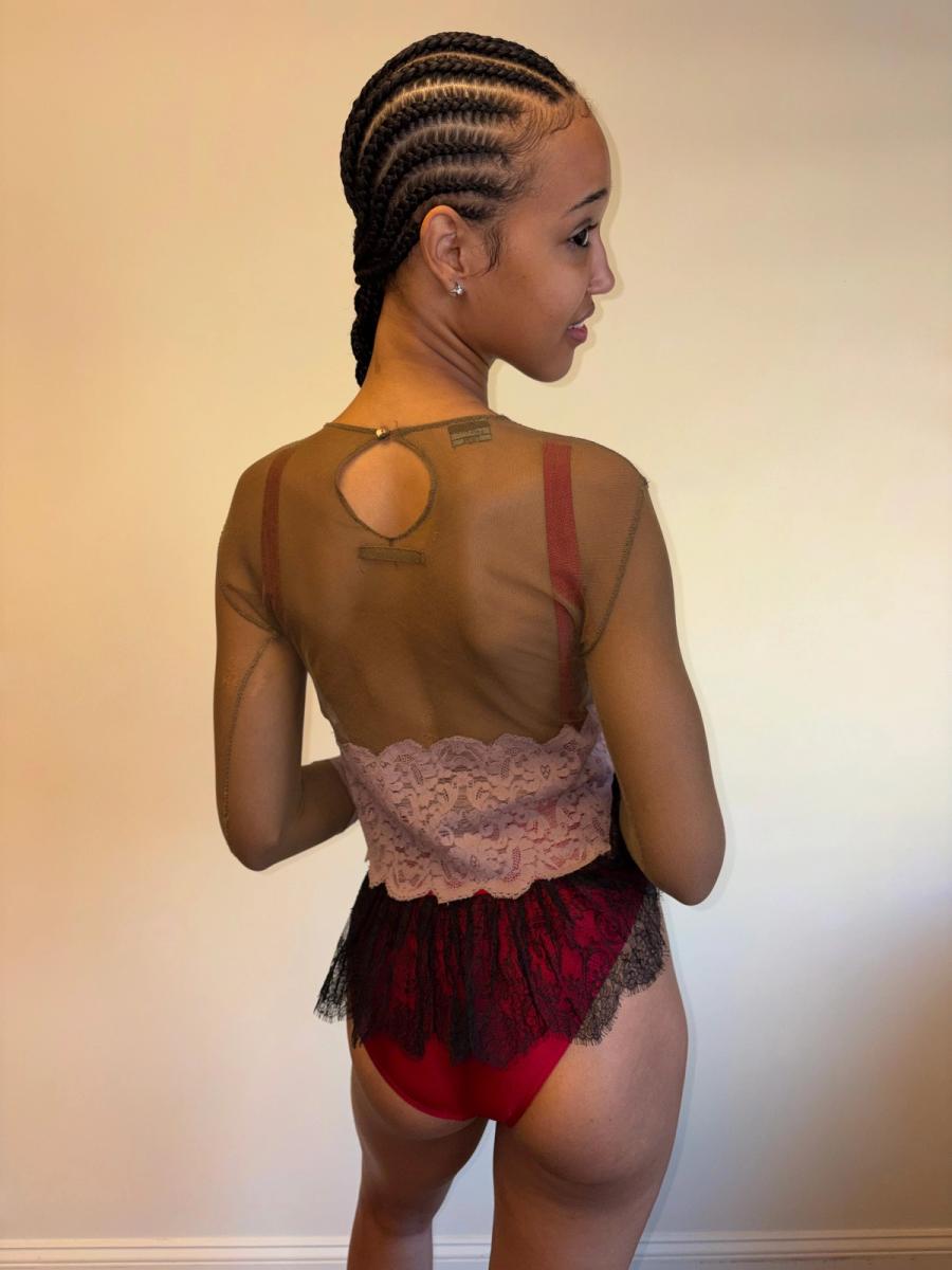 Vintage Jean-Paul Gaultier Mesh and Lace Top product image