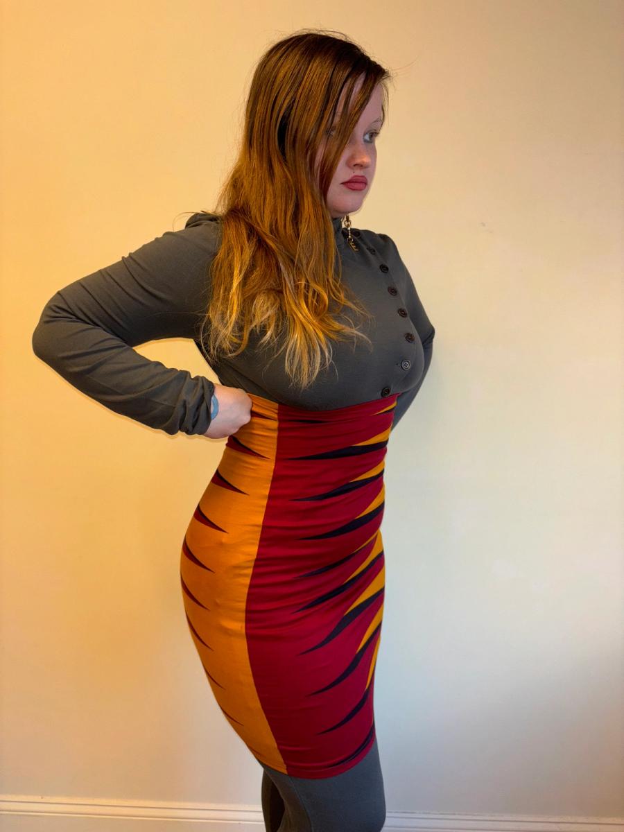 1987 Jean- Paul Gaultier Jagged Bodycon Skirt product image