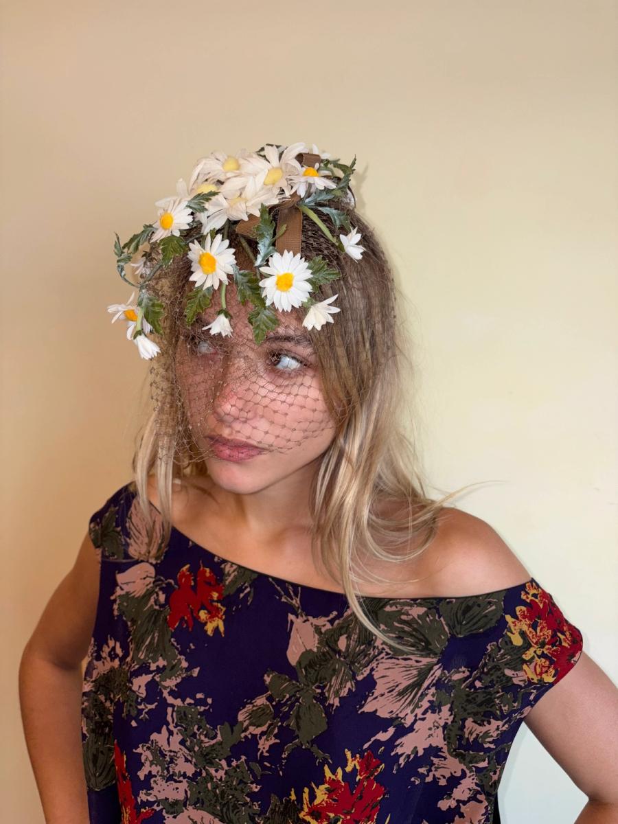 1950s Daisy Net Head Piece product image
