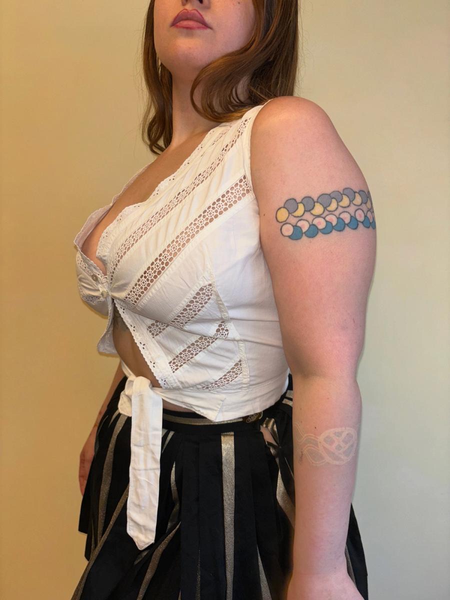 Antique Embroidered Corset Cover product image