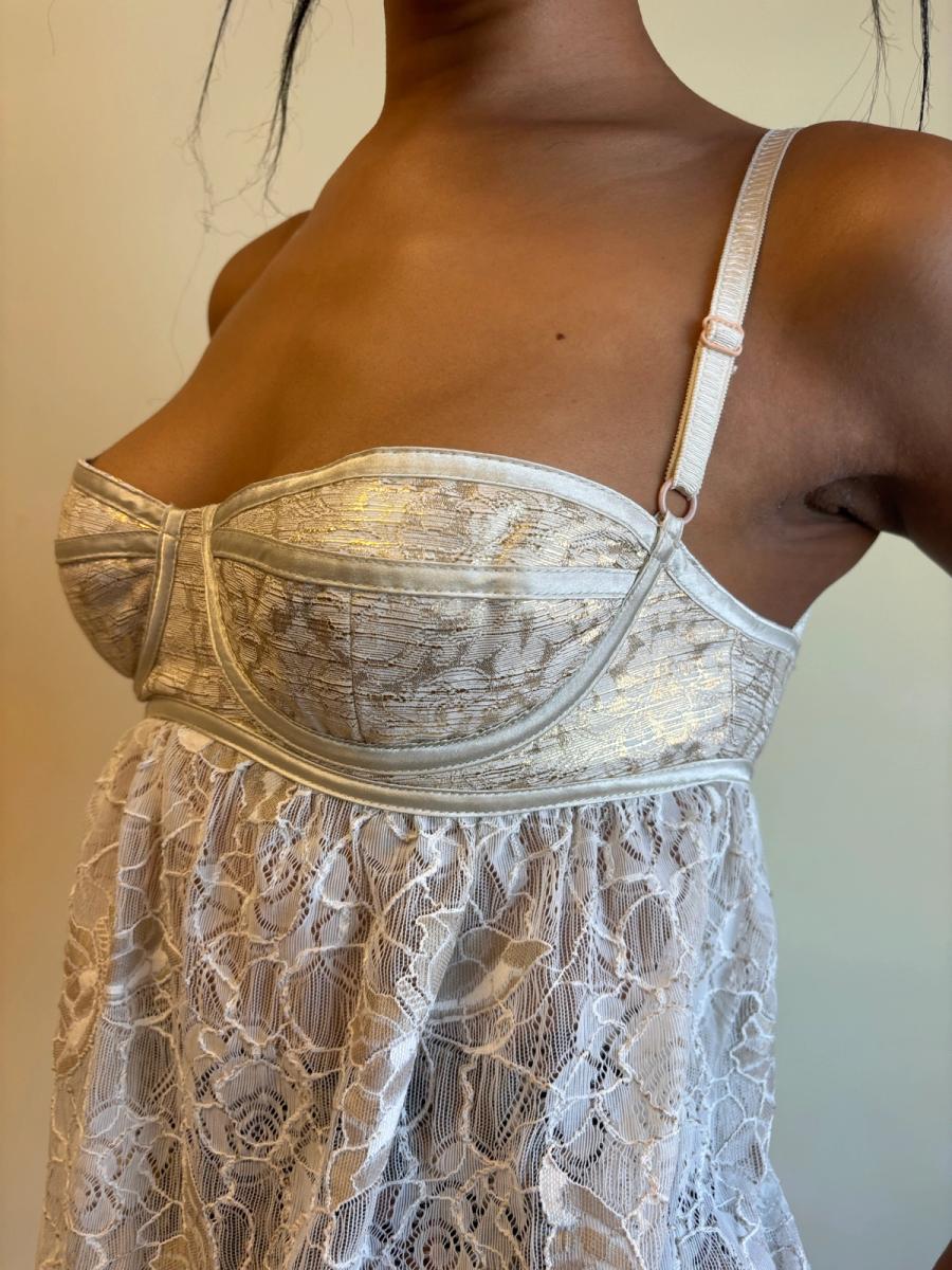 D&G Exposed Bra Babydoll Top product image