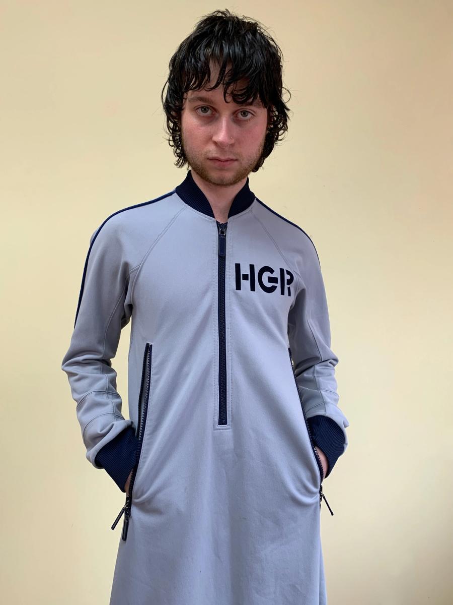 90s Heretic Goes Round Long Track Jacket Dress product image