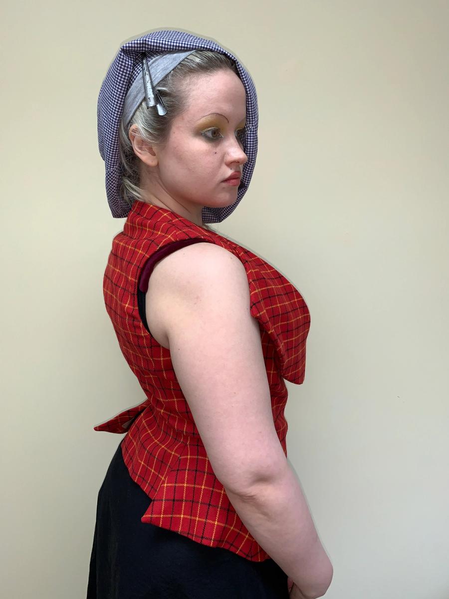 Vivienne Westwood 1995 'Vive la Cocotte' Runway Tartan Check Vest product image