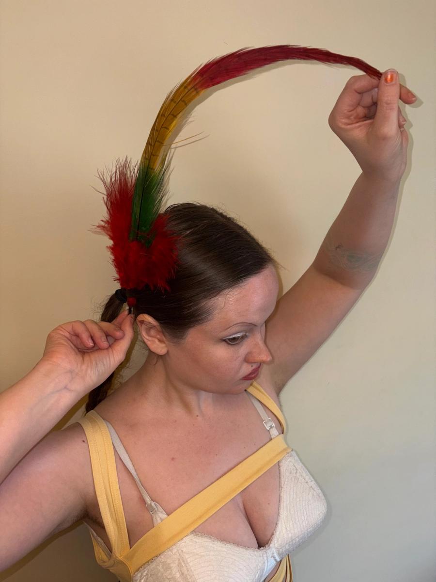 Antique Extra Long Millinery Feather product image
