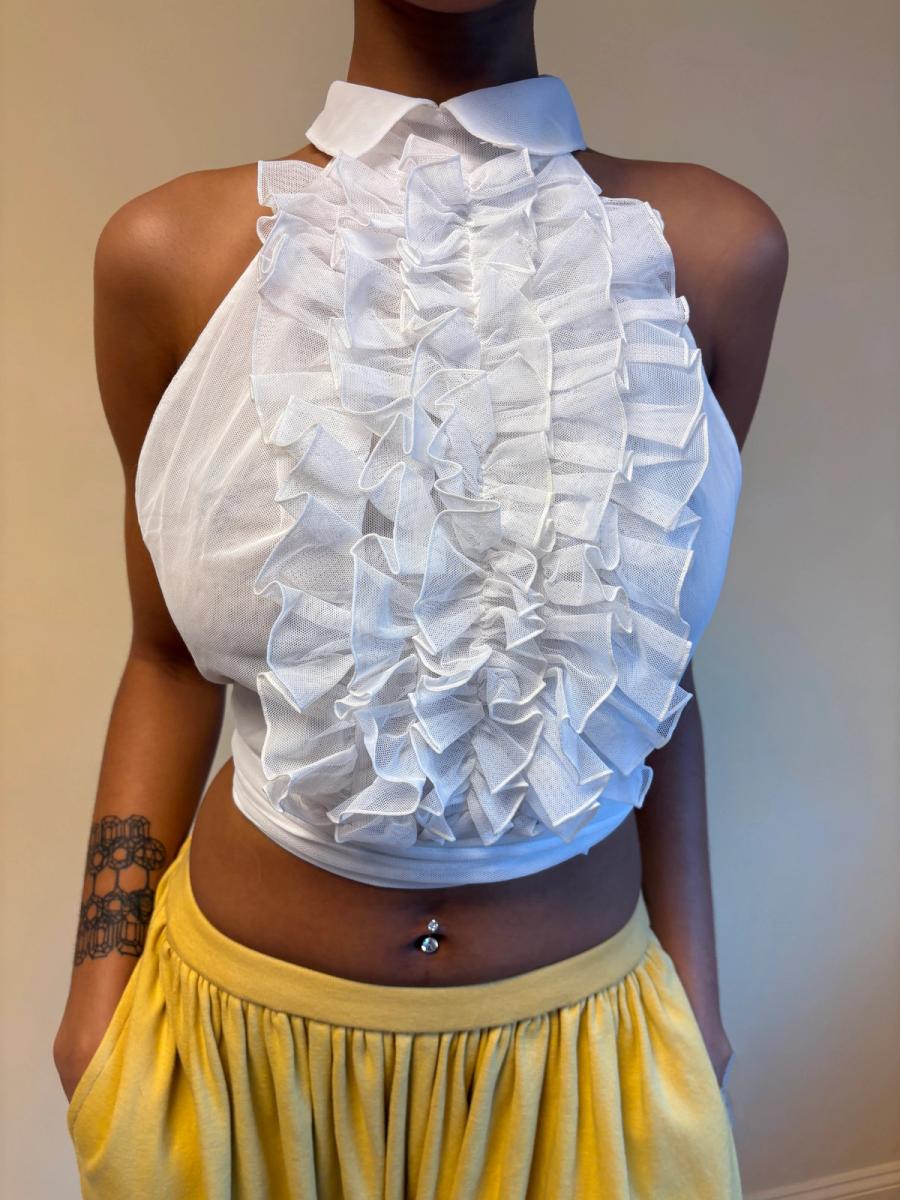Chantal Thomass Mesh Ruffled Dickie product image