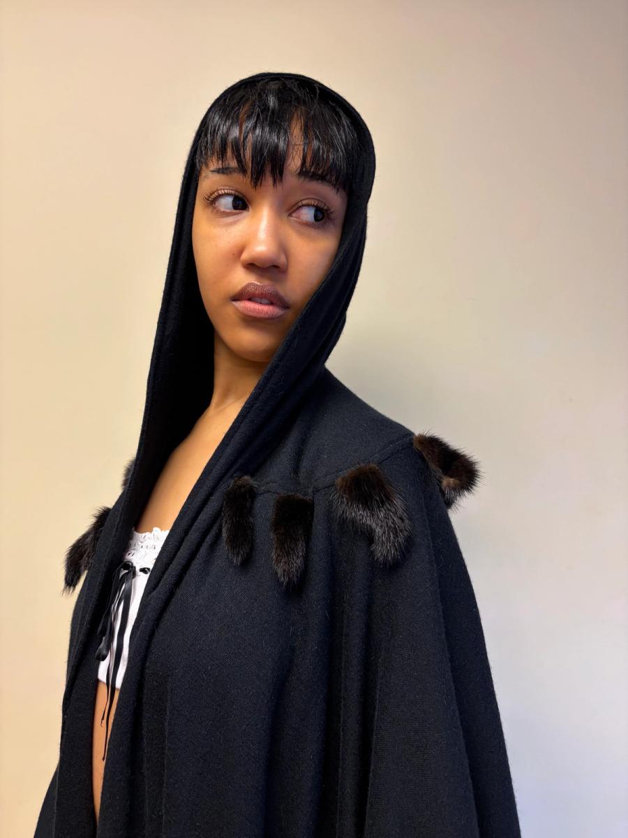 Yvan & Marzia Fur Tail Cape product image